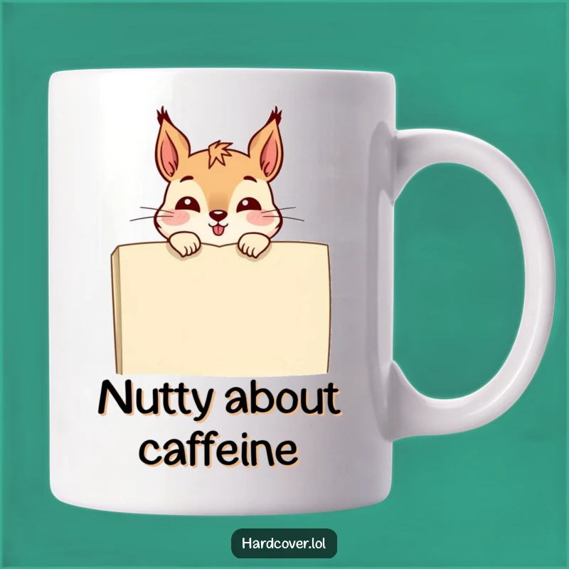 Funny Squirrel Book Mug: A Hilarious Gift for Readers & Nature Lovers