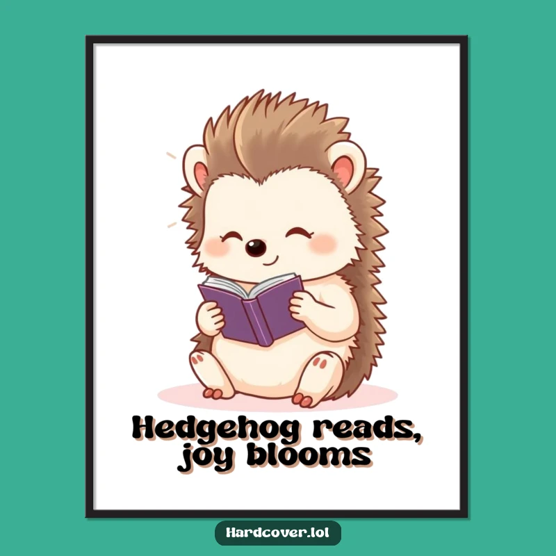 Free Printable Hedgehog Wall Art: Funny Downloadable Decor for Cozy Corners!