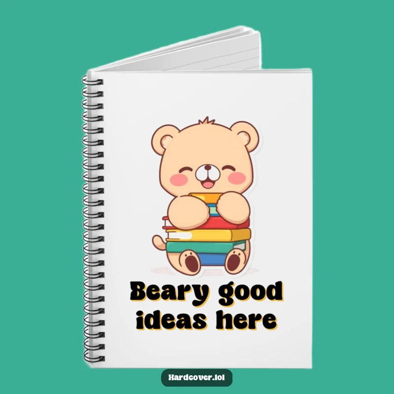 Funny Bear Cub Notebook: Joyful Reading Character Journal for Writers