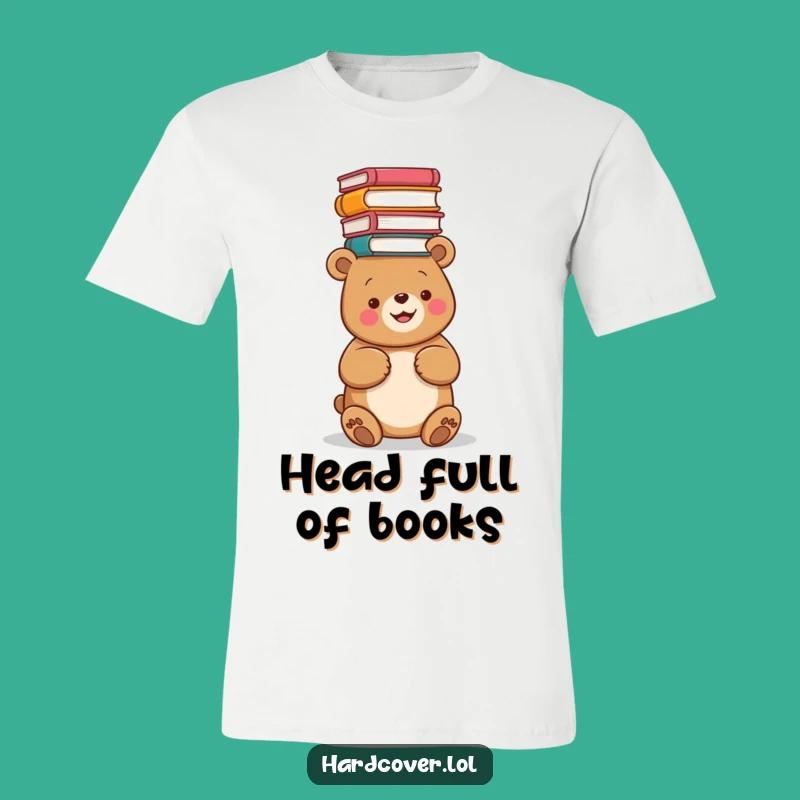 Funny Bear Books T-Shirt: Witty Apparel for Humorous Gift Seekers